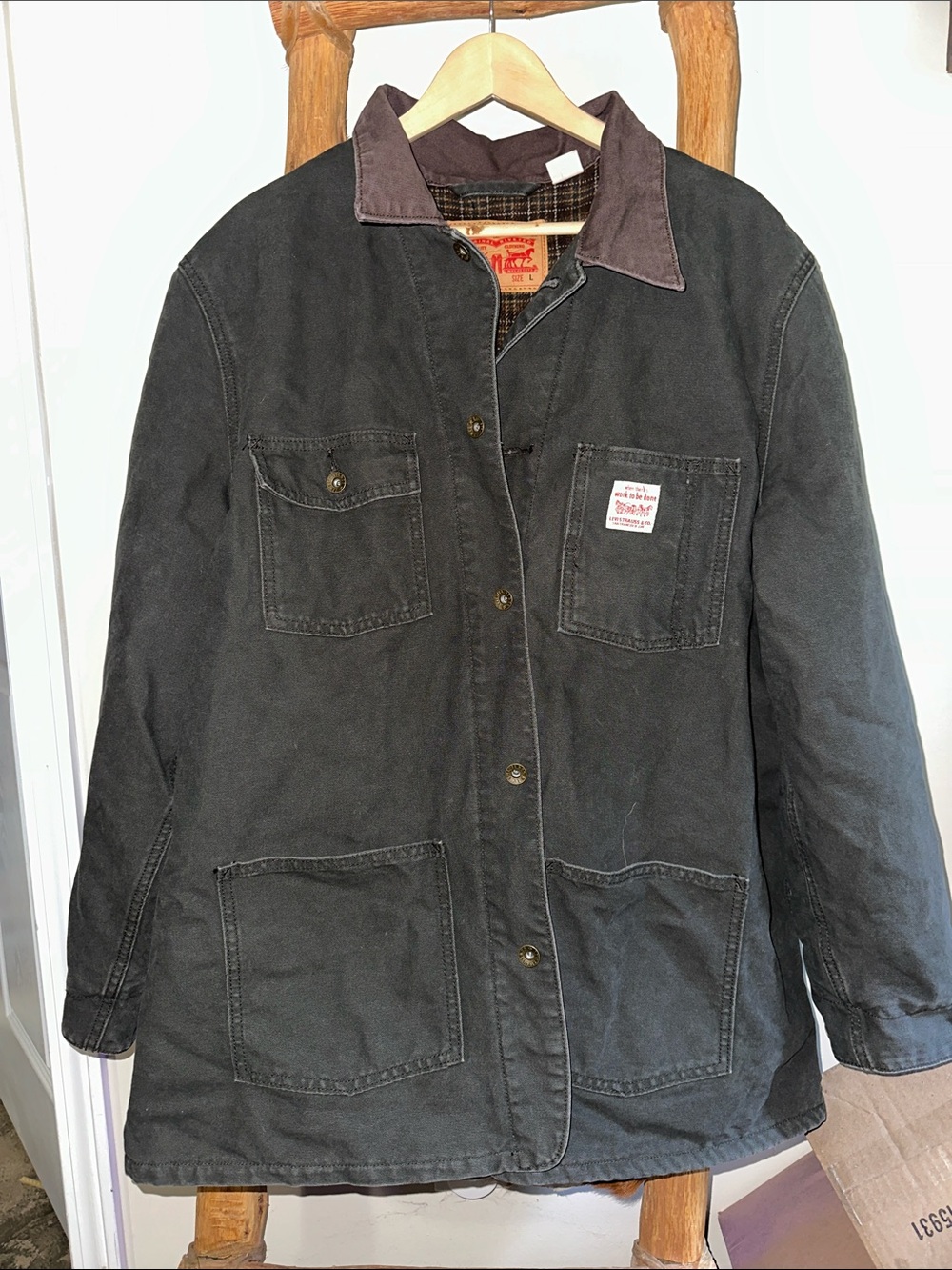 RARE Levi’s Blanket Lined Chore Jacket vintage